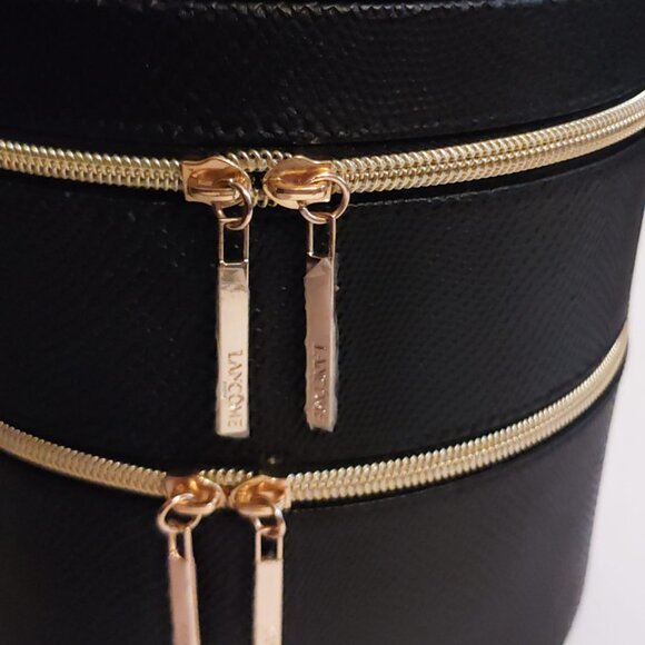 Lancôme Paris Makeup Train Case – Black & Fuchsia – Mirror – 2 compartments - Picture 9 of 11